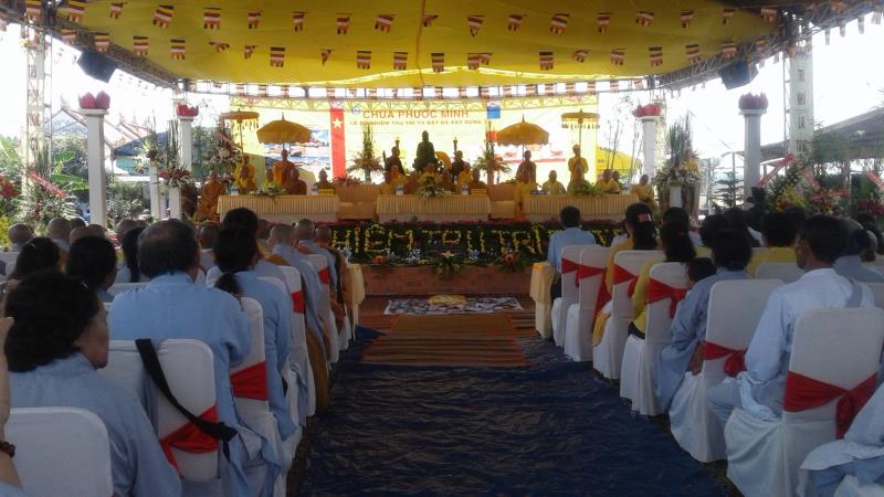 Bình Thuận: Lễ bổ nhiệm trụ trì và đặt đá xây dựng chùa Phước Minh