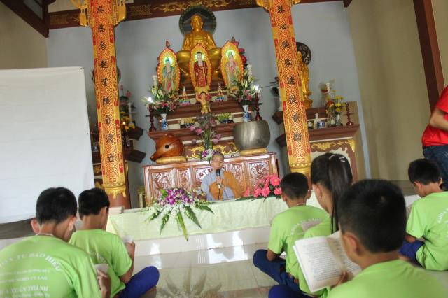 Quảng Trị: Những pháp thoại tại khóa tu Báo hiếu chùa Xuân Thành