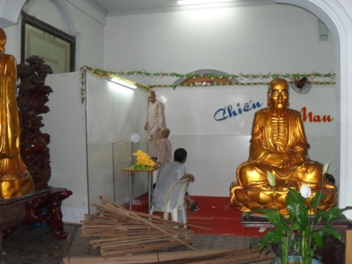 Chùm ảnh: Sẵn sàng cho giờ khai mạc Hội nghị SakyaDhita