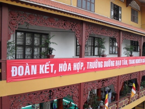 Chùm ảnh: Sẵn sàng cho giờ khai mạc Hội nghị SakyaDhita