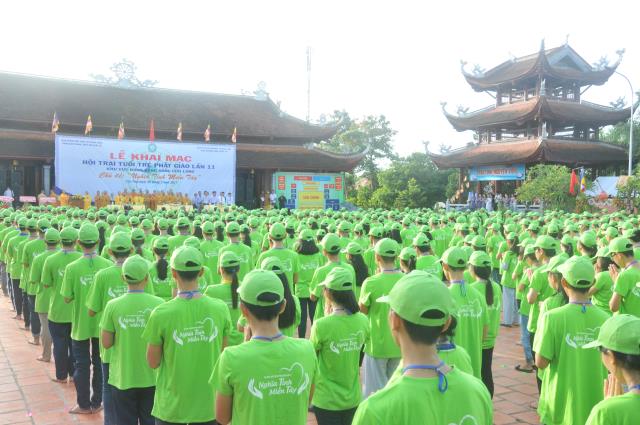 Cần Thơ: Trọng thể khai mạc Hội trại tuổi trẻ Phật giáo 11