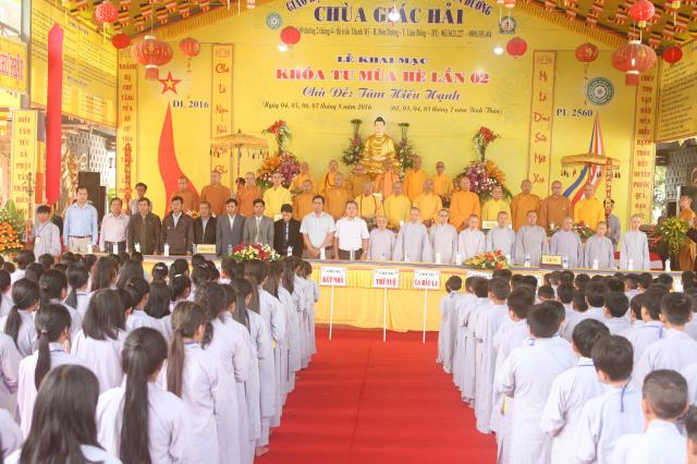 Lâm Đồng: Khai mạc khóa tu mùa hè tại chùa Giác Hải