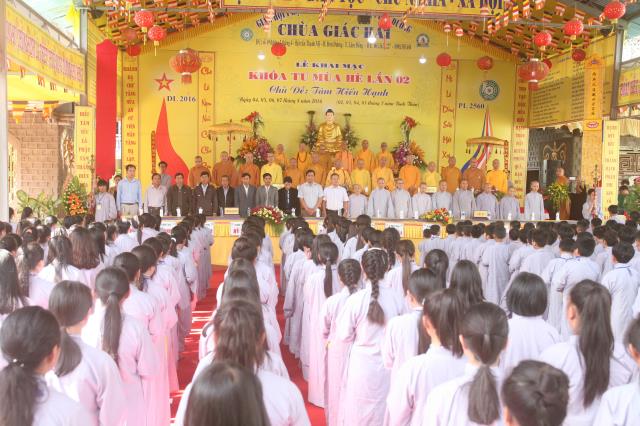 Lâm Đồng: Khai mạc khóa tu mùa hè tại chùa Giác Hải
