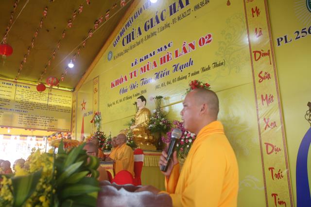 Lâm Đồng: Khai mạc khóa tu mùa hè tại chùa Giác Hải
