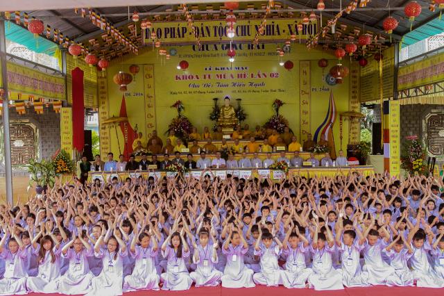 Lâm Đồng: Khai mạc khóa tu mùa hè tại chùa Giác Hải