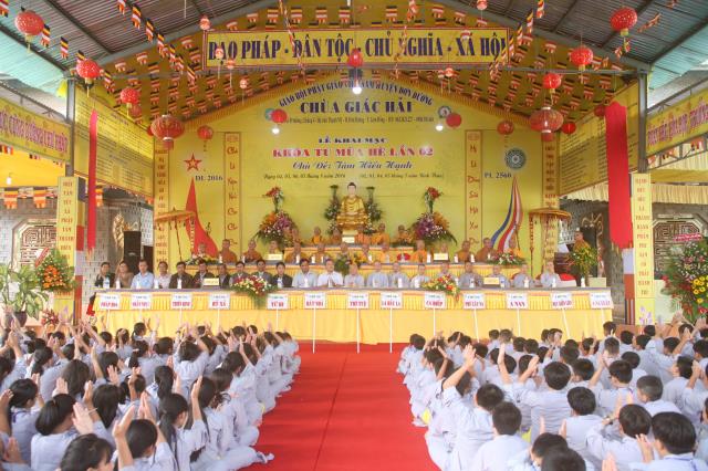 Lâm Đồng: Khai mạc khóa tu mùa hè tại chùa Giác Hải
