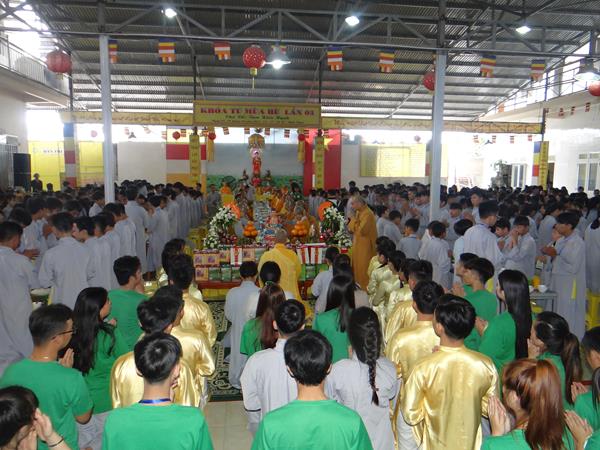 Lâm Đồng: Chùa Giác Hải khai mạc khóa tu mua hè cho 600 bạn trẻ