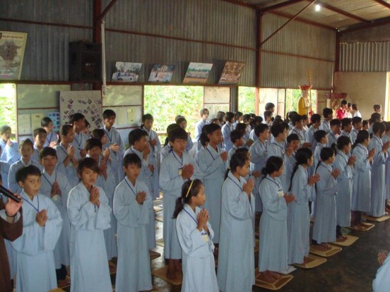 Daknong: Khóa tu mùa hè tại chùa Pháp Viên