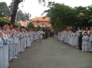 Khóa tu mùa hè chùa Hoằng Pháp - Hóc Môn