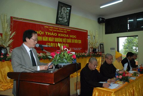 Hội thảo khoa học kỷ niệm 999 năm ngày mất của Quốc Sư Khuông Việt (1011- 2010 )