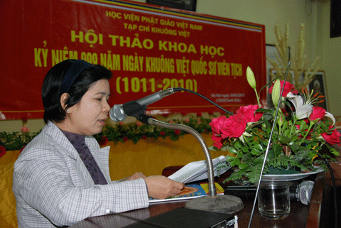 Hội thảo khoa học kỷ niệm 999 năm ngày mất của Quốc Sư Khuông Việt (1011- 2010 )