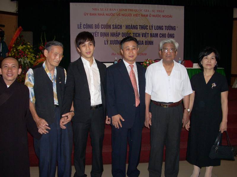 Hậu duệ đời 31 Vua Lý Thái Tổ nhập quốc tịch VN