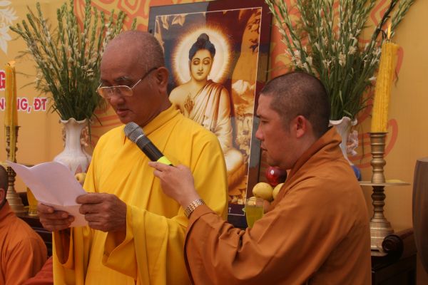 Đồng Tháp – Mừng lễ bổ nhiệm trụ trì chùa Quê Hương