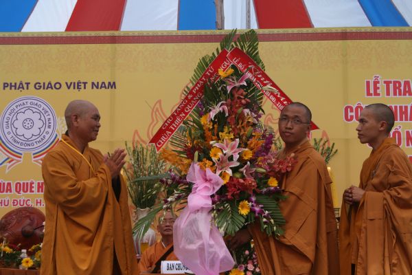 Đồng Tháp – Mừng lễ bổ nhiệm trụ trì chùa Quê Hương