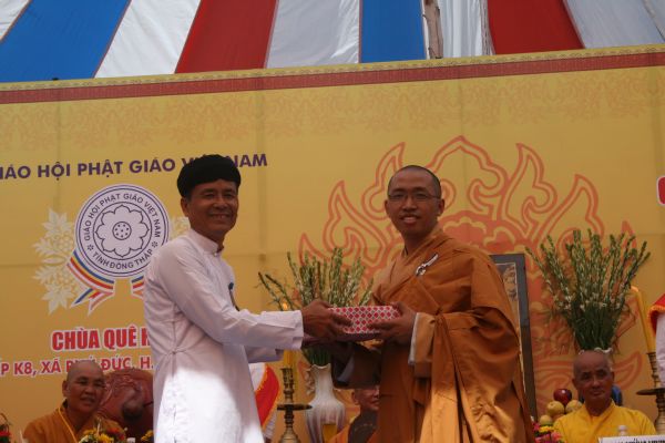 Đồng Tháp – Mừng lễ bổ nhiệm trụ trì chùa Quê Hương