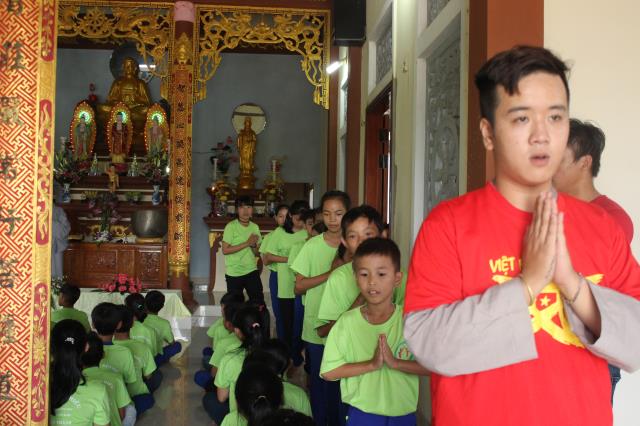 Quảng Trị: Những hình ảnh sinh hoạt khóa tu báo hiếu dành cho giới trẻ