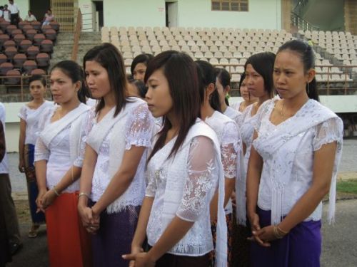 Tổng diễn tập cho chương trình Lễ Khai mạc  Hội thảo Hoằng pháp 2010