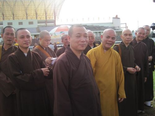 Tổng diễn tập cho chương trình Lễ Khai mạc  Hội thảo Hoằng pháp 2010