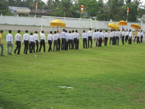 Tổng diễn tập cho chương trình Lễ Khai mạc  Hội thảo Hoằng pháp 2010