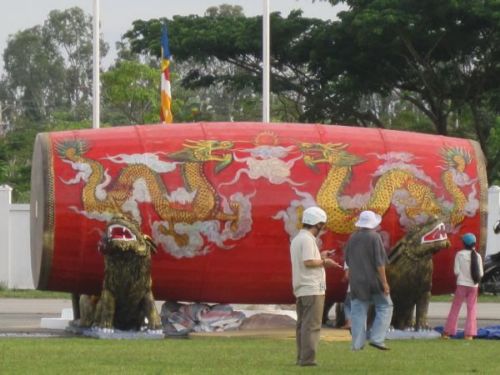 Tổng diễn tập cho chương trình Lễ Khai mạc  Hội thảo Hoằng pháp 2010