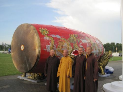 Tổng diễn tập cho chương trình Lễ Khai mạc  Hội thảo Hoằng pháp 2010