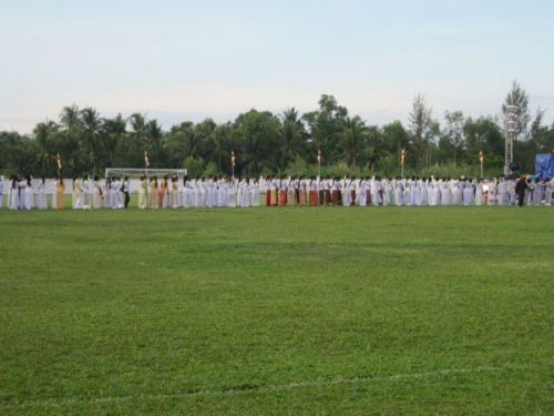 Tổng diễn tập cho chương trình Lễ Khai mạc  Hội thảo Hoằng pháp 2010