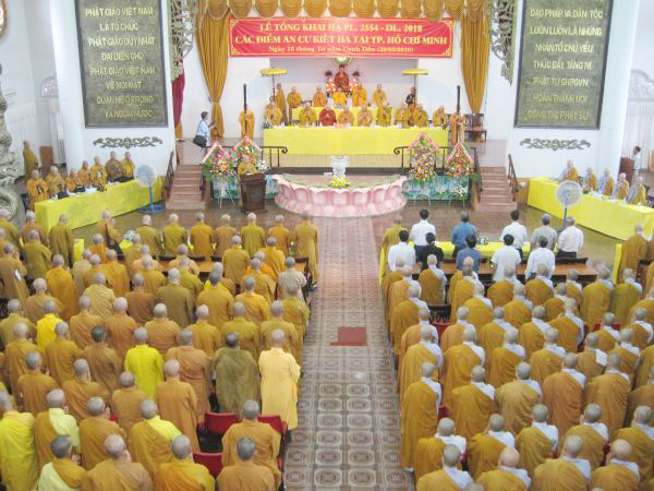 TP.HCM: Lễ Tổng Khai Hạ các điểm An Cư Kiết Hạ PL.2554 – DL.2010