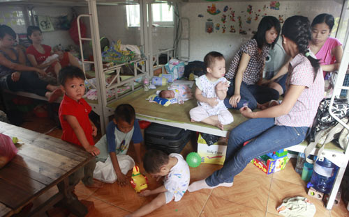 Những đứa trẻ ở chùa Bồ Đề