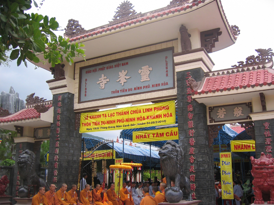 Chùa Linh Phong - Ngôi chùa trẻ bên dòng suối Tiên Du, địa chỉ du lịch văn hóa tâm linh Ninh Hòa, Khánh Hòa