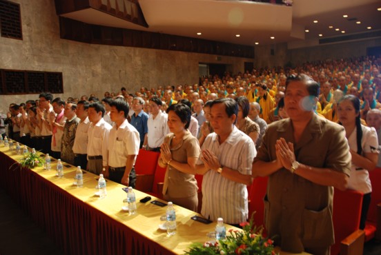 Hà Nội: Bế giảng khoá V và khai giảng khoá VI Học viện PGVN tại Hà Nội