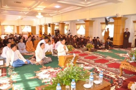 Chùm ảnh: Đoàn GHPGVN thăm Myanmar