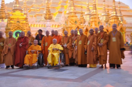 Chùm ảnh: Đoàn GHPGVN thăm Myanmar