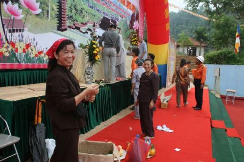 Chùm ảnh: nhộn nhịp hoạt động chào mừng Lễ động thổ chùa Phật Quang Sơn, tỉnh Lạng Sơn