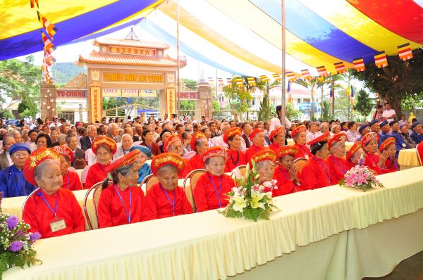 Lâm Đồng: Đại lễ Vu lan Báo hiếu và mừng thọ 600 cụ tại chùa Giác Hải