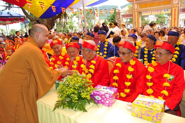 Lâm Đồng: Đại lễ Vu lan Báo hiếu và mừng thọ 600 cụ tại chùa Giác Hải