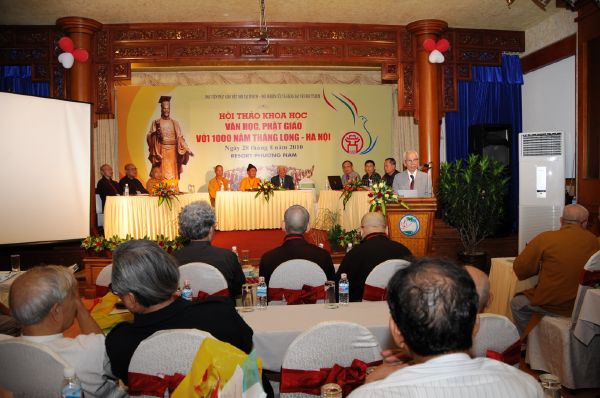 Chùm ảnh: Hội thảo khoa học &quot;Văn học, Phật giáo với 1000 năm Thăng Long&quot;