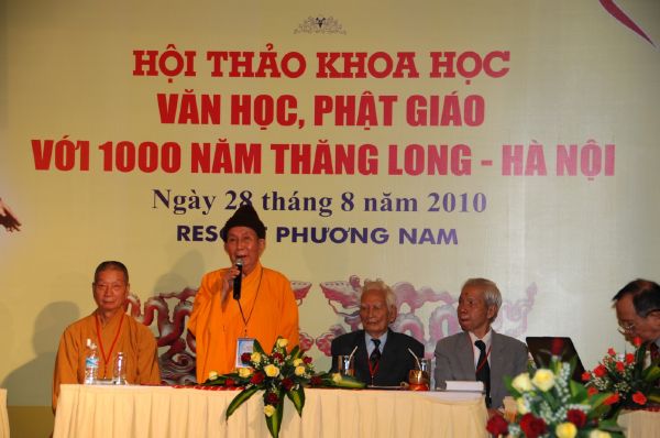 Chùm ảnh: Hội thảo khoa học &quot;Văn học, Phật giáo với 1000 năm Thăng Long&quot;
