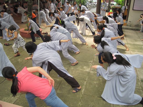 Chùm ảnh sinh hoạt khóa tu Hương sen mùa hạ
