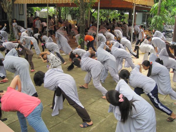 Chùm ảnh sinh hoạt khóa tu Hương sen mùa hạ