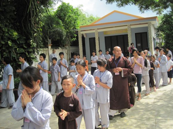 Chùm ảnh sinh hoạt khóa tu Hương sen mùa hạ