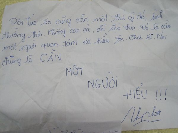 Thay lời muốn nói