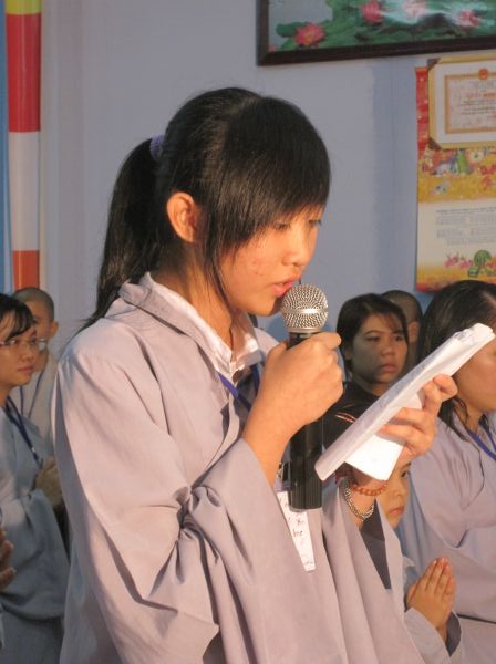 Khóa tu Hương sen mùa hạ làm lễ kết khóa