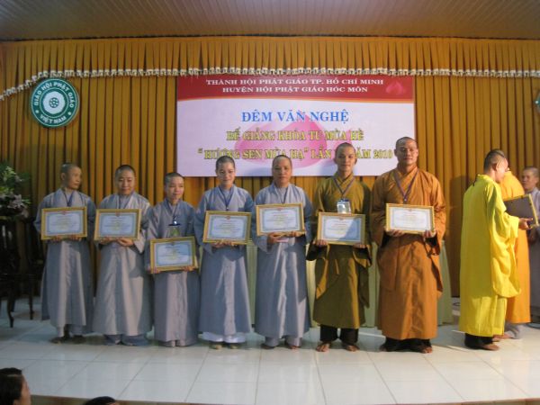 Báo Cáo Kết Quả Tu Tập Của Khóa Tu Mùa Hè Hương sen Mùa Hạ  lần III năm 2010