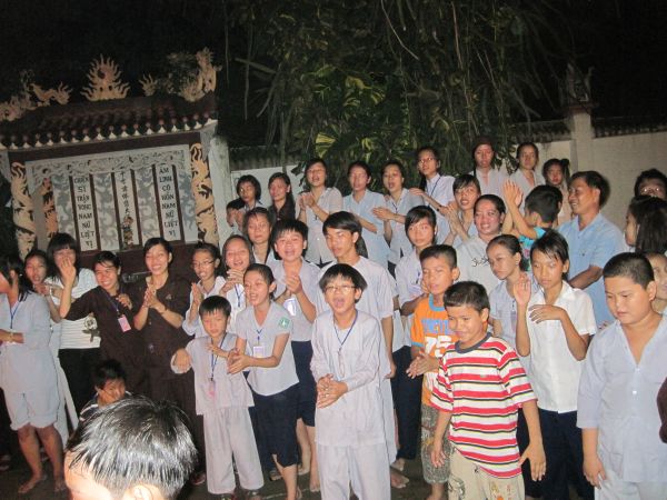 Khóa tu Hương sen mùa hạ làm lễ kết khóa