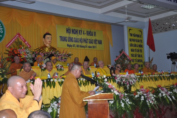 Chùm ảnh: Khai mạc Hội nghị kỳ 4 khóa VI TW GHPGVN
