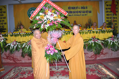 Khai mạc Hội nghị kỳ 4 khóa VI Trung ương GHPGVN