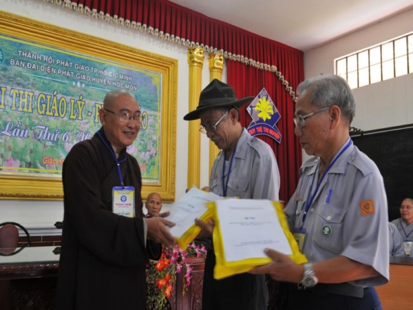 TP.HCM: Hội thi giáo lý dành cho cư sĩ Phật tử huyện Hóc Môn