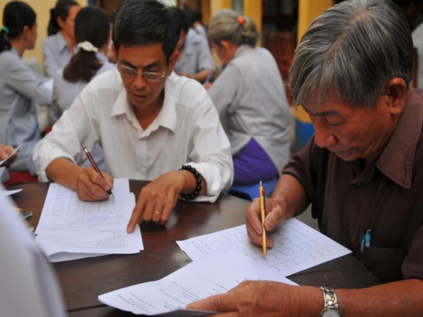 TP.HCM: Hội thi giáo lý dành cho cư sĩ Phật tử huyện Hóc Môn