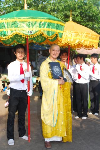Đồng Tháp: Lễ cung rước Đại tạng kinh và húy kỵ ân sư tại Chùa Quan Âm