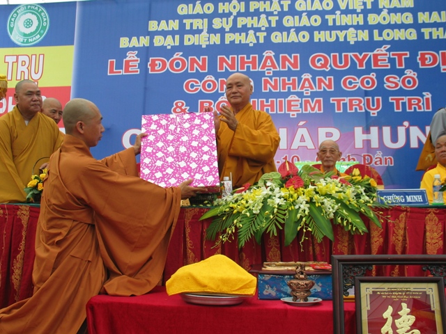 Lễ bổ nhiệm trụ trì chùa Pháp Hưng